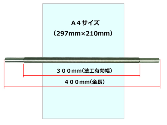 A-Bar（ワイヤーレスバーコーター）のサイズ